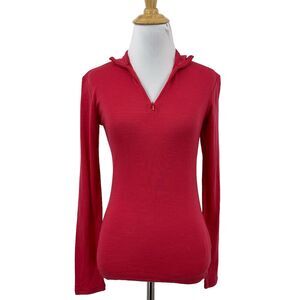 Redram Shirt Womens S Small Everyday Merino Wool Thermal Long Sleeve *READ